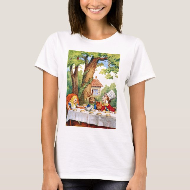 T-SHIRT LA FÊTE DU THÉ DE LA MAD HATTER (Devant)