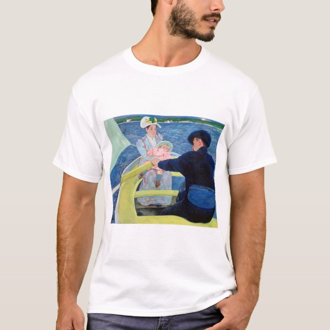 T-shirt La fête nautique, Mary Cassatt (Devant)