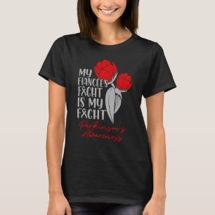 T-shirt La Fiancée lutte ma lutte la tulipe rouge de Parki