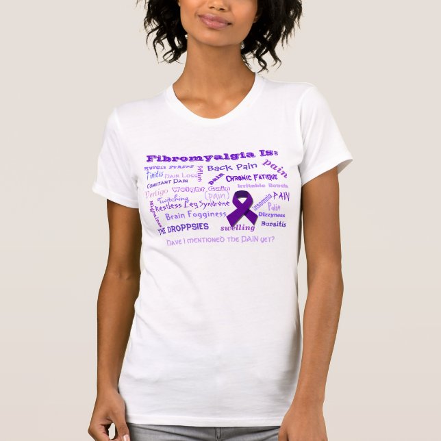 T-shirt La fibromyalgie est… (Devant)