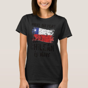 T-shirt La Fière Chilienne Est Ici Le Chili Drapeau Les Ra