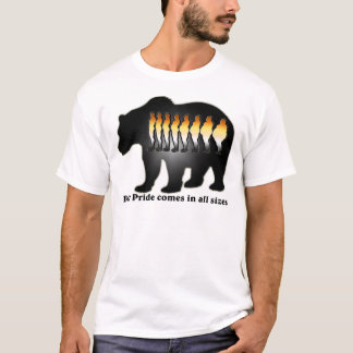 T-shirt La fierté d'ours vient dans toute la chemise de