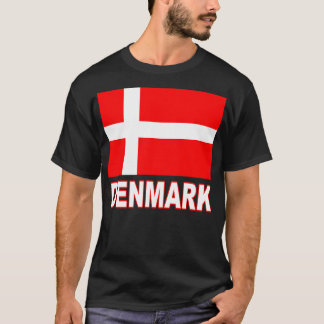 T-shirt La Fierté du Danemark Drapeau Danois Design