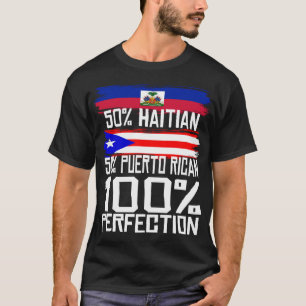 T-shirt La fierté haïtienne portoricaine du patrimoine et