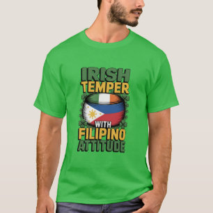 T-shirt La fierté irlandaise philippine de la Saint-Patric
