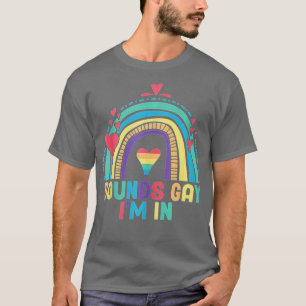 T-shirt La Fierté Sonne Gay Im En Arc-En-Ciel