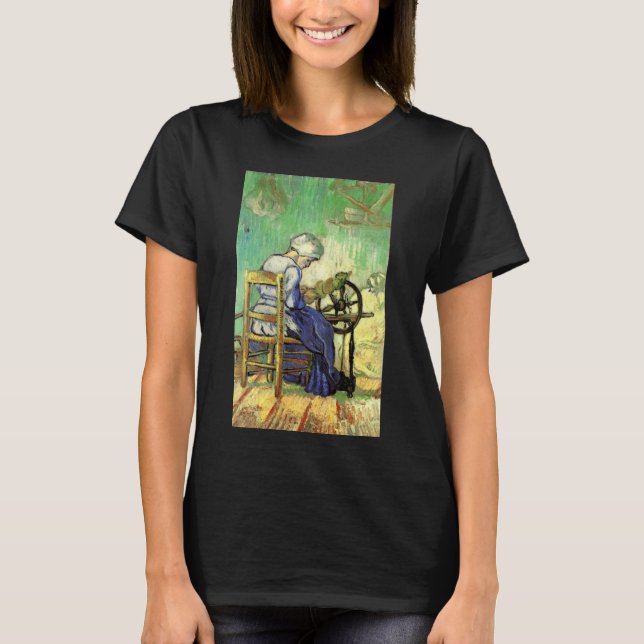 T-shirt La Fileuse de Vincent van Gogh (Devant)