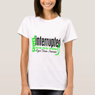 T-shirt La fille a interrompu la 1 maladie de Lyme