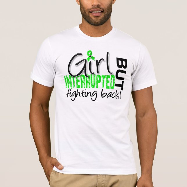 T-shirt La fille a interrompu la maladie de 2 Lyme (Devant)