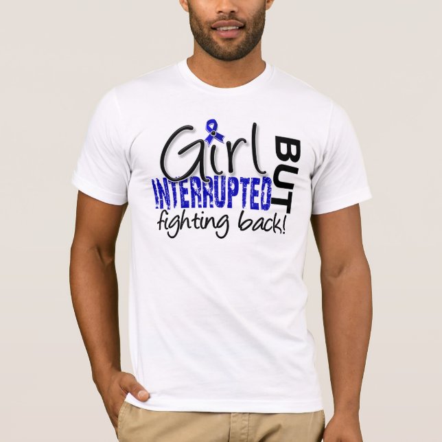 T-shirt La fille a interrompu le rhumatisme articulaire 2 (Devant)