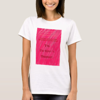 T-shirt La fille de la rivière.