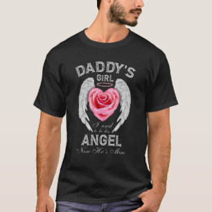 T-shirt La fille de papa J'étais son ange maintenant il es