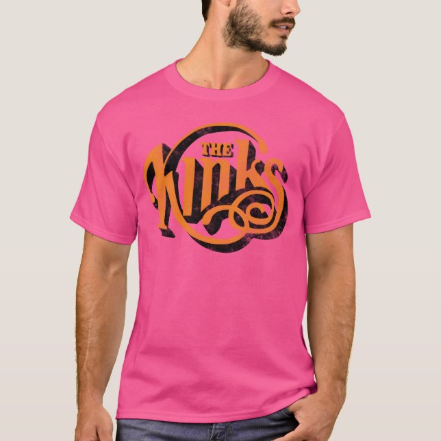 T-shirt La fille de The Kinks Rock Band (Devant)