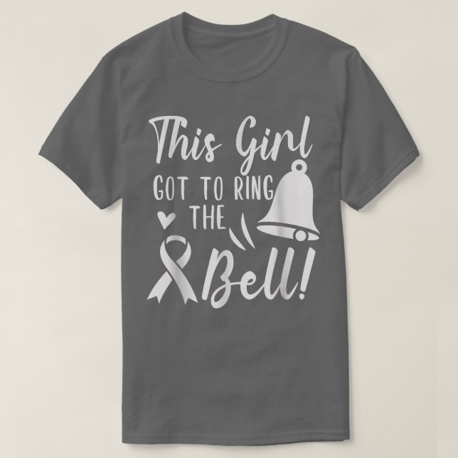 T-shirt La Fille Doit Cerner La Bell Chemo Grad Cancer Du  (Design devant)