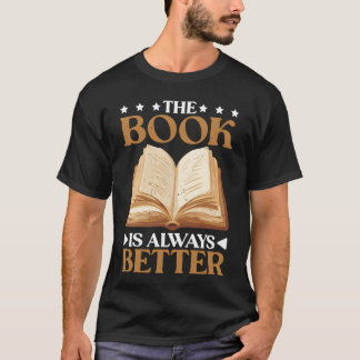 T-shirt La fille du livre est toujours mieux