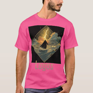 T-shirt La fille du Logos marchant sur l'eau