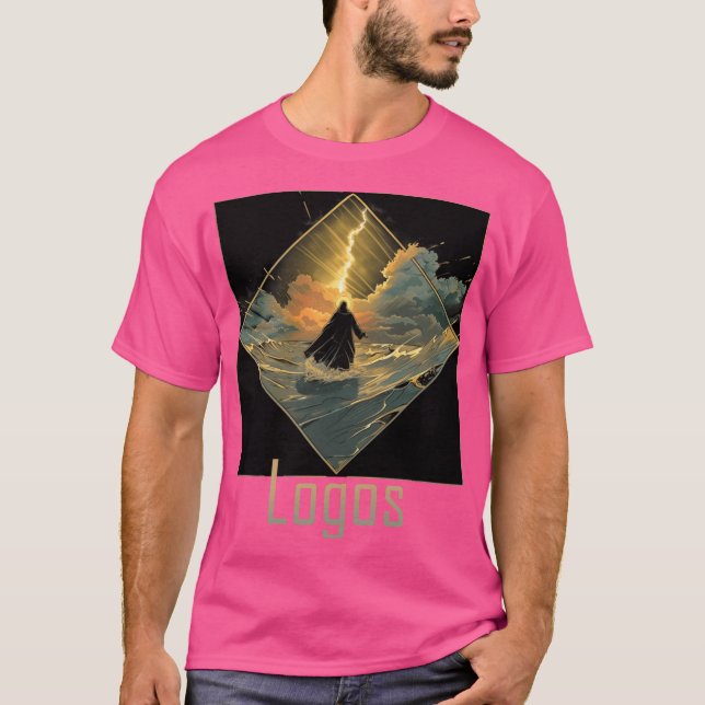 T-shirt La fille du Logos marchant sur l'eau (Devant)