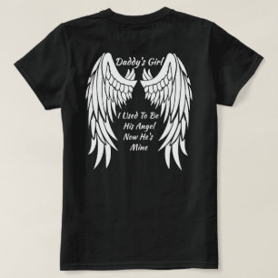 T-shirt La fille du papa que j'avais l'habitude d'être so