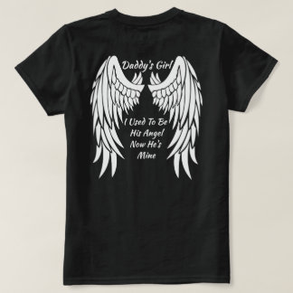 T-shirt La fille du papa que j'avais l'habitude d'être son