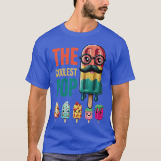 T-shirt La fille du Père Pun Glace Pop Groovy la plus Cool