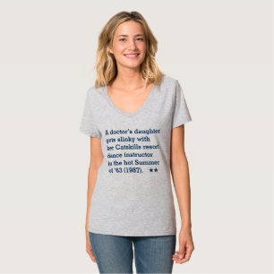 T-shirt La fille d'un médecin