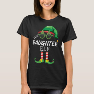 T-shirt La fille elfe Noël tenue de famille assortie