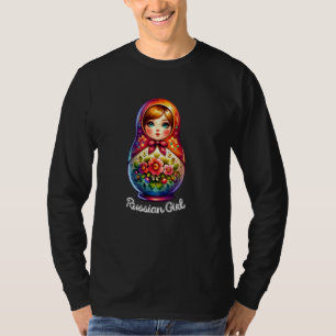 T-shirt La fille russe ! Russie Matryoshka Russe Pour Russ