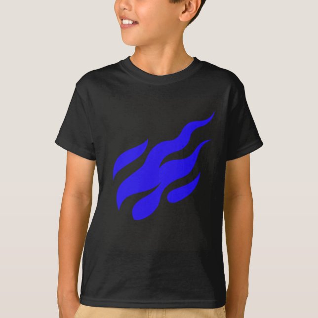 T-shirt La flamme bleue de L (Devant)