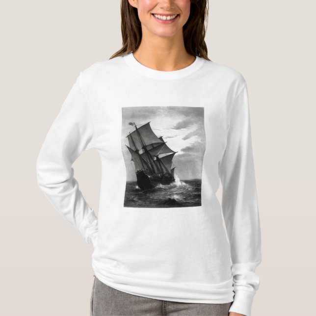 T-shirt La fleur printanière (Devant)