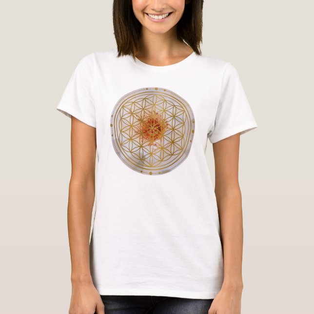T-shirt la flor de la vida (Devant)