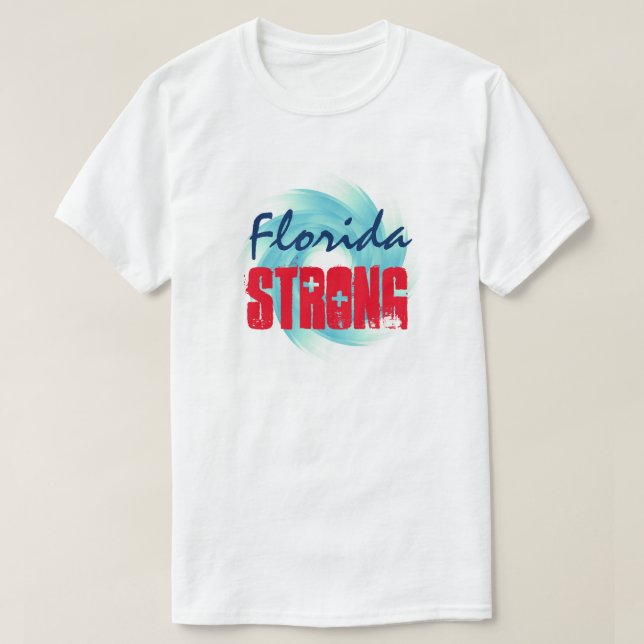 T-shirt La "Floride forte" et ouragan (Design devant)