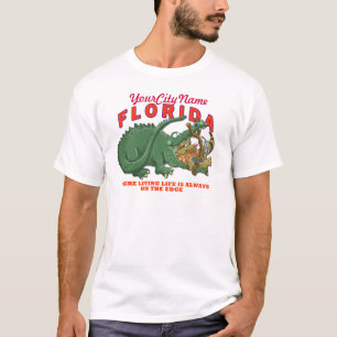 T-shirt La Floride - où la vie vivante est toujours sur le