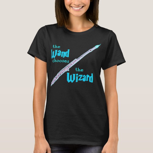 T-shirt La flûte choisit le magicien (Devant)