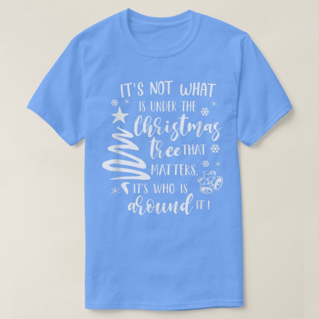 T-shirt La Foi Chrétienne De Noël C'Est Qui Autour De Noël (Design devant)