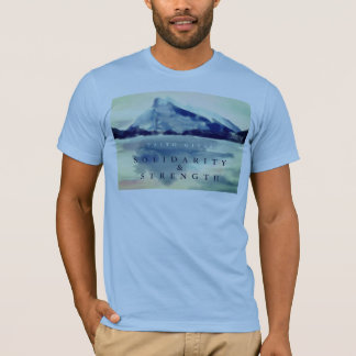 T-SHIRT LA FOI DONNE SOLIDARITÉ MONTAGNES INSPIRATIONNELLE