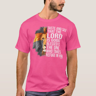 T-shirt La foi en Dieu - Psaume Bible chrétienne