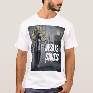 T-shirt La foi en l'action : Jésus sauve