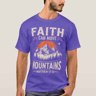 T-shirt La Foi Peut Déplacer Des Montagnes Dieu Chrétien R