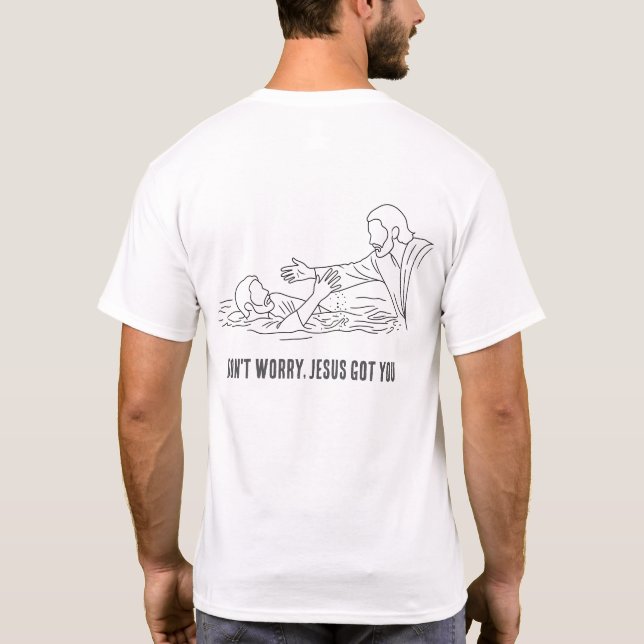 T-shirt La foi plutôt que la peur (Dos)