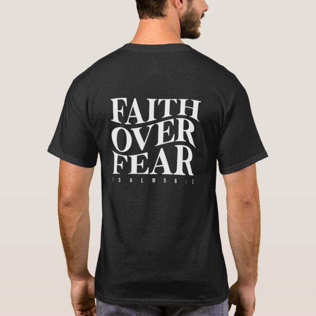 T-shirt La foi plutôt que la peur (Dos)