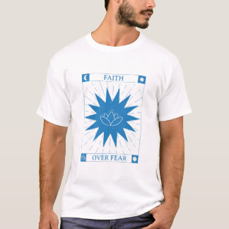 T-shirt "La foi sur la peur" spiritualité chrétienne