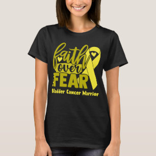 T-shirt La foi sur la peur Vessie Cancer Sensibilisation