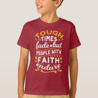 T-shirt La foi surmonte les luttes – Art religieux motivan