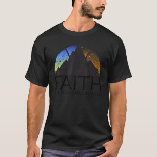 T-shirt La foi vintage peut déplacer les montagnes