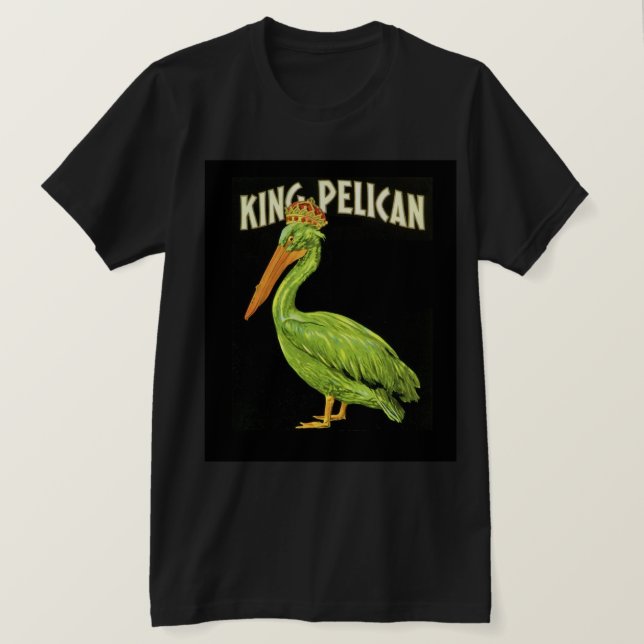 T-shirt La folie du roi Pelican (Design devant)
