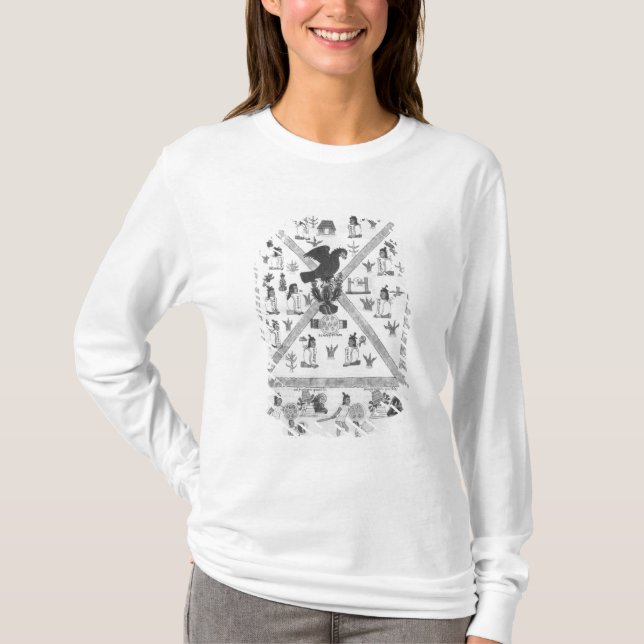 T-shirt La fondation de Tenochtitlan (Devant)