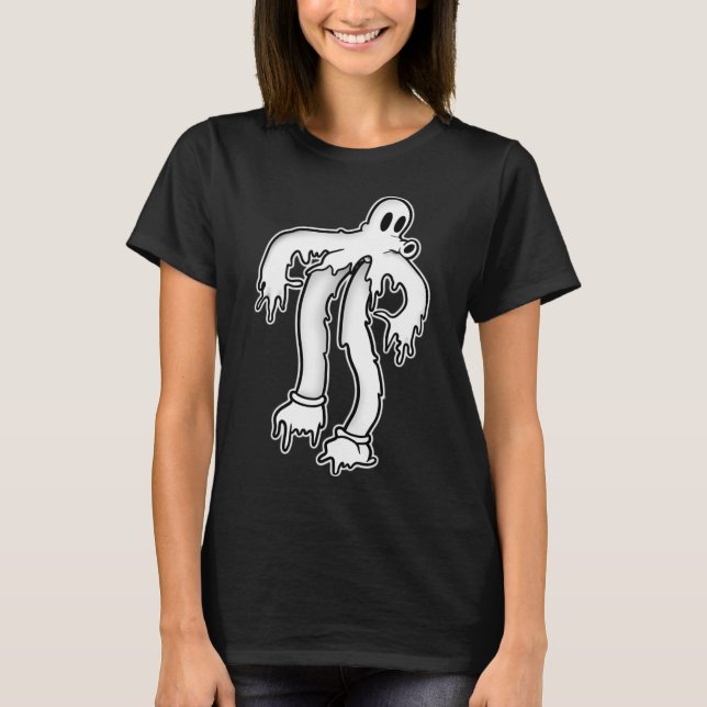 T-shirt La fonte gothique du fantôme clown (Devant)