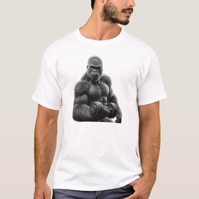 T-shirt La force de Gorilla (Devant)