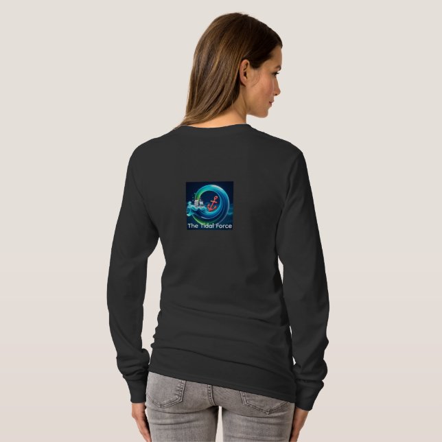 T-shirt La Force de marée (Dos entier)