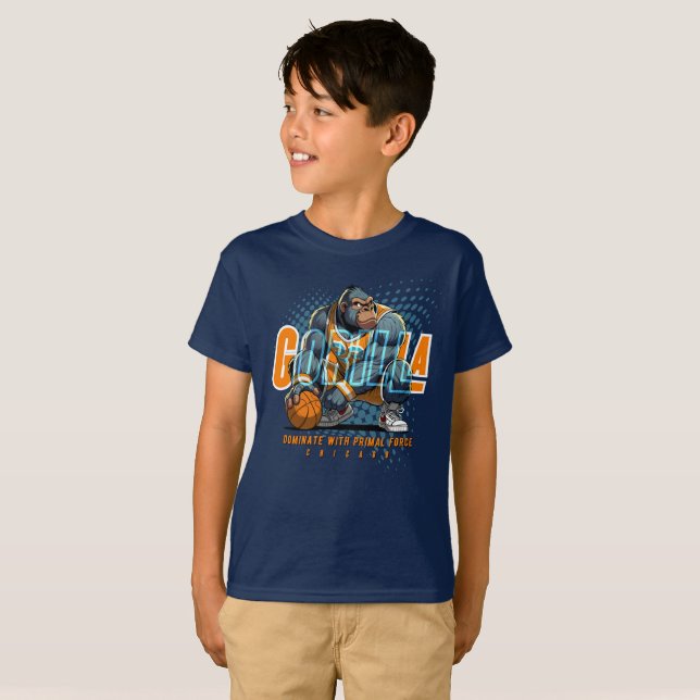T-shirt La force primaire du basket-ball | Enfant (Devant entier)